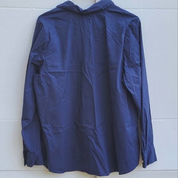 Eloquii Premier Button Down Top
In Navy - Picture 9 of 11